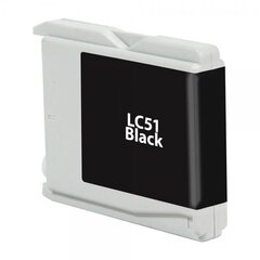 Brother LC-51Bk LC51Bk rašalo kasetė Dore analoginė kaina ir informacija | Kasetės rašaliniams spausdintuvams | pigu.lt