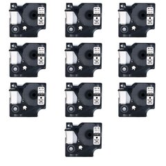 Dymo 45013 S0720530 D1 label tape Dore compatible, 10 vnt, juoda ir balta kaina ir informacija | Spausdintuvų priedai | pigu.lt