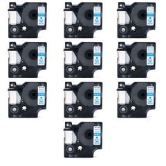 Dymo 45014 S0720540 D1 Label Tape Dore Compatible, 10 vnt, juoda ir balta kaina ir informacija | Spausdintuvų priedai | pigu.lt