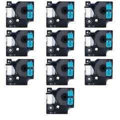 Dymo 45016 S0720560 D1 Label Tape Dore Compatible, 10 vnt, juoda ir mėlyna kaina ir informacija | Spausdintuvų priedai | pigu.lt