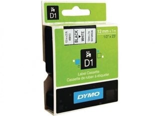 Этикеточная лента Dymo D1 D45013 45013 S0720530 Black On White цена и информация | Аксессуары для принтера | pigu.lt