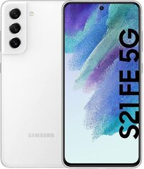 Samsung Galaxy S21 FE 5G 8/256GB SM-G990BZWGEUE White цена и информация | Мобильные телефоны | pigu.lt