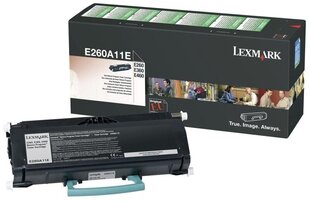 Kasetės rašaliniams spausdintuvams Lexmark E260A11E Toner BK kaina ir informacija | Kasetės rašaliniams spausdintuvams | pigu.lt