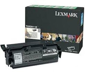 Kasetės rašaliniams spausdintuvams Lexmark T650H11E Toner BK - kaina ir informacija | Kasetės rašaliniams spausdintuvams | pigu.lt