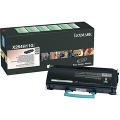 Kasetės rašaliniams spausdintuvams Lexmark X264H11G Toner BK - kaina ir informacija | Kasetės rašaliniams spausdintuvams | pigu.lt