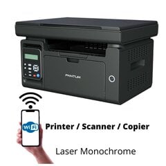 Pantum M6500NW MFP Wi-Fi Printer / Scanner / Copier Laser Monochrome цена и информация | Принтеры | pigu.lt