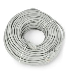 патч-корд utp 8c кабель с вилкой к розетке 30 м cca rx цена и информация | Кабели и провода | pigu.lt