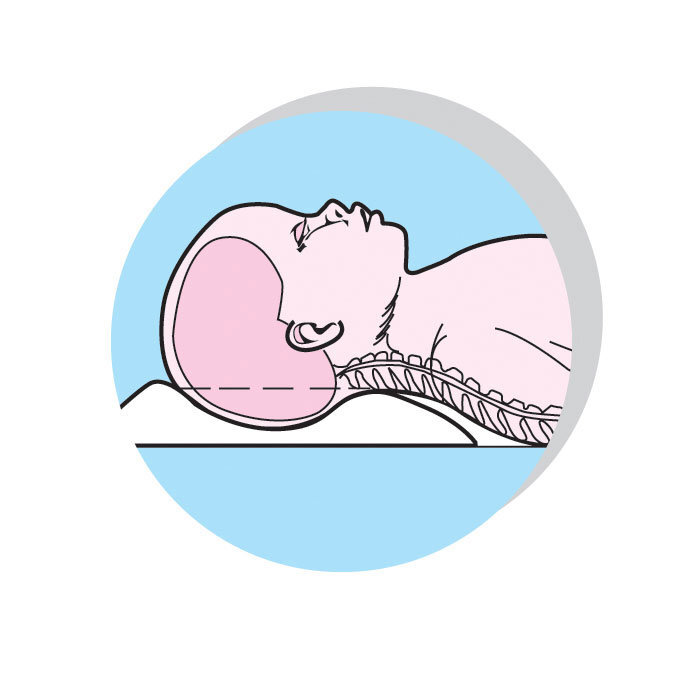 Putų pagalvėlė kūdikiui Clevamama Memory Foam цена и информация | Vokeliai, miegmaišiai, pagalvės | pigu.lt