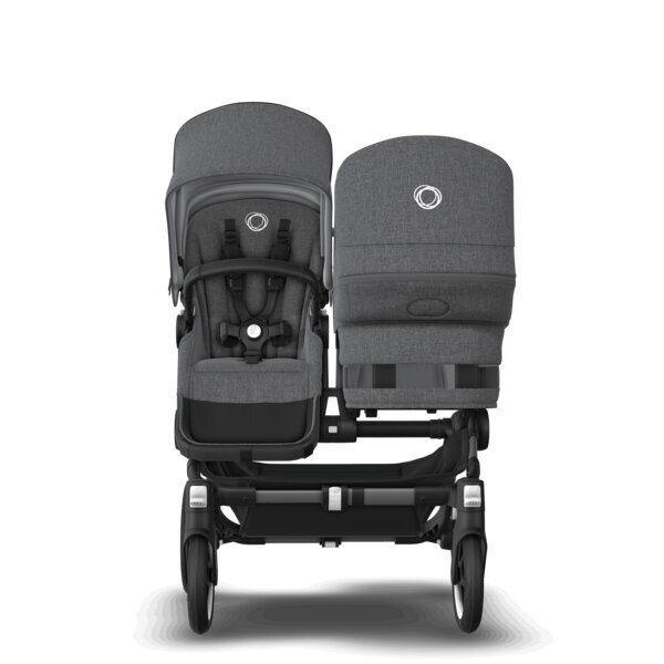 Bugaboo Donkey 5 Duo universalus vežimėlis pametinukams, Graphite/Grey  Melange-Grey Melange kaina | pigu.lt