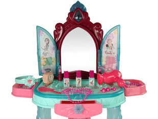 Grožio staliukas su veidrodžiu ir priedais kaina ir informacija | Žaislai mergaitėms | pigu.lt