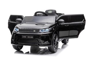 Vienvietis elektromobilis Range Rover, juodai lakuotas kaina ir informacija | Elektromobiliai vaikams | pigu.lt