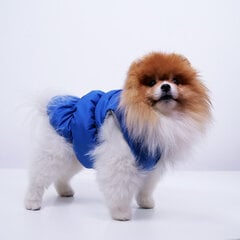 Теплый жилет синего цвета цена и информация | Одежда для собак | pigu.lt