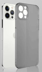 Dėklas telefonui Matte Black Skyfall Glass case (integrated tempered glass) Soundberry skirtas Apple iPhone 12 Pro juodas kaina ir informacija | Telefono dėklai | pigu.lt