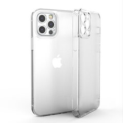 Dėklas telefonui Matte Crystal Skyfall Glass case (integrated tempered glass) Soundberry skirtas Apple iPhone 12 Pro baltas kaina ir informacija | Telefono dėklai | pigu.lt