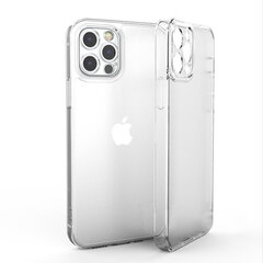 Dėklas telefonui Matte Crystal Skyfall Glass case (integrated tempered glass) Soundberry skirtas Apple iPhone 12 Pro baltas kaina ir informacija | Telefonų dėklai | pigu.lt