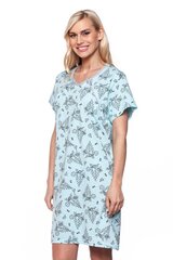 Хлопковая ночная рубашка для беременных и кормящих Севги 3134-43, синий цена и информация | Женские пижамы, ночнушки | pigu.lt