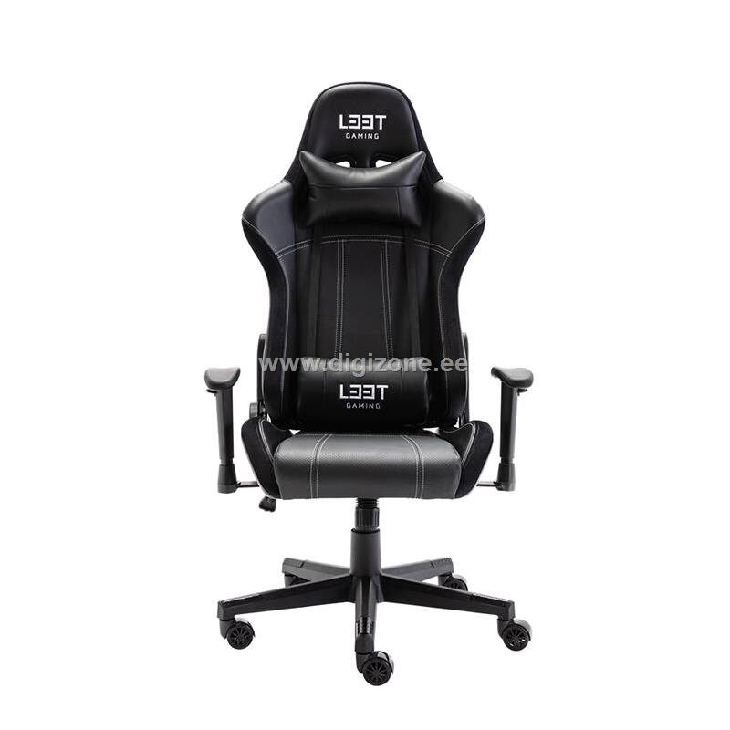 Žaidimų kėdė L33T Gaming Evolve, juoda kaina ir informacija | Biuro kėdės | pigu.lt