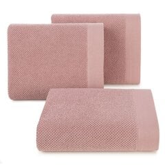 Полотенце Riso, 50x90 см, розовое цена и информация | Полотенца | pigu.lt