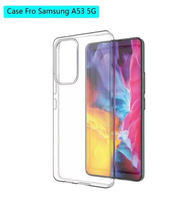 Just Must NAKE ANTI-BACTERIA TPU skirtas Samsung Galaxy A53, Permatomas kaina ir informacija | Telefono dėklai | pigu.lt