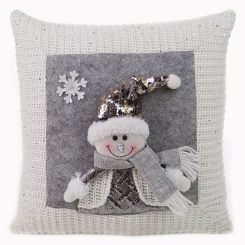 Kalėdinis dekoratyvinės pagalvėlės užvalkalas Kevin kaina ir informacija | Dekoratyvinės pagalvėlės ir užvalkalai | pigu.lt