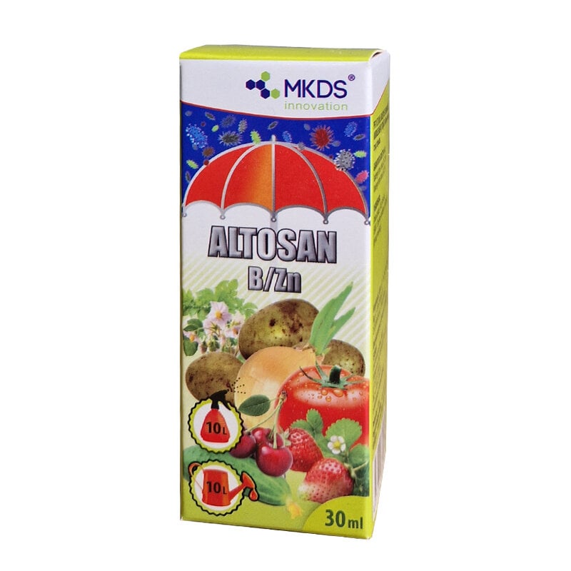 MKDS Altosan B/Zn agurkams, pomidorams, bulvėms, 30 ml цена и информация | Augalų priežiūros priemonės | pigu.lt
