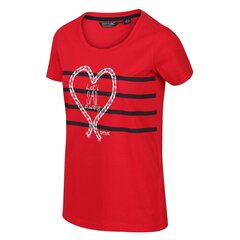 Marškinėliai moterims Regatta Filandra IV, raudoni kaina ir informacija | Marškinėliai moterims | pigu.lt