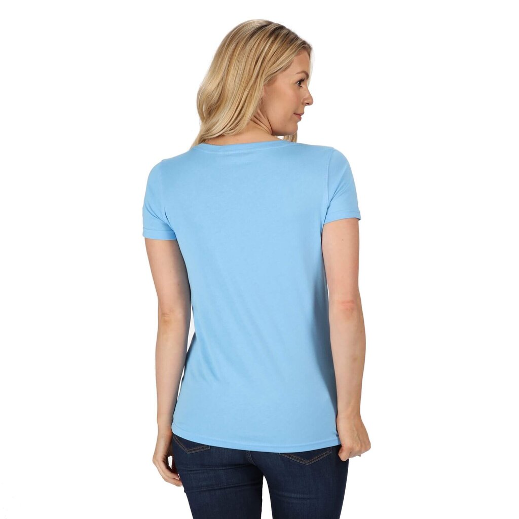 Marškinėliai moterims Regatta Filandra IV, mėlyni kaina ir informacija | Marškinėliai moterims | pigu.lt