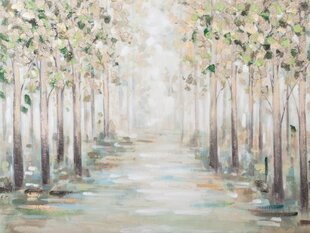 Масляная картина 50x150 см, лес цена и информация | Репродукции, картины | pigu.lt
