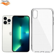 Тонкий задний чехол-крышка TakeMe "Clear" серии для Apple iPhone 13 Pro Max, прозрачный   цена и информация | Чехлы для телефонов | pigu.lt