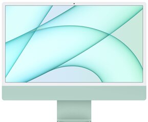 Apple iMac 24” M1 8/512ГБ Green RUS MGPJ3RU/A цена и информация | Stacionarūs kompiuteriai | pigu.lt