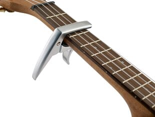 Каподастр для укулеле K&M 30920 matt chrome цена и информация | Принадлежности для музыкальных инструментов | pigu.lt