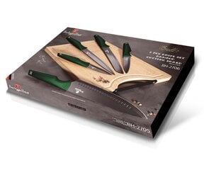 Berlinger Haus набор из 5 кухонных ножей с разделочной доской цена и информация | Ножи и аксессуары для них | pigu.lt