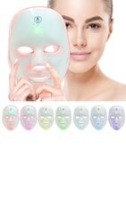 7-цветная светодиодная маска для ухода за лицом цена и информация | Приборы для ухода за лицом | pigu.lt