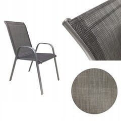 Комплект уличной мебели Barbados Duo 120/4, серый цена и информация | Комплекты уличной мебели | pigu.lt