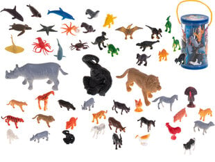 Набор фигурок животных, 48 шт. цена и информация | Игрушки для мальчиков | pigu.lt