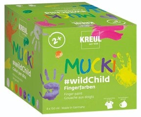 Dažai piešimui rankomis Mucki Premium-Set #wildChild kaina ir informacija | Piešimo, tapybos, lipdymo reikmenys | pigu.lt