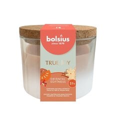 Bolsius ароматическая свеча с пробкой True Joy, 6,6x8,3 см, восточный аромат цена и информация | Подсвечники, свечи | pigu.lt