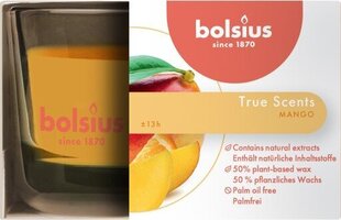 Ароматическая свеча Bolsius True Scents, 5x8 см, манго цена и информация | Подсвечники, свечи | pigu.lt