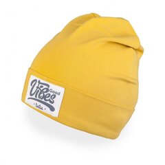 TuTu plona medvilninė kepurė pavasariui, geltona kaina ir informacija | Kepurės, pirštinės, šalikai mergaitėms | pigu.lt