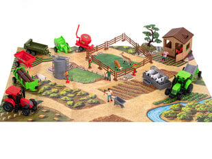 Ферма с животными и машинами (49 шт.) цена и информация | Развивающие игрушки | pigu.lt