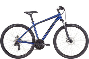 Kalnų dviratis BULLS WILDCROSS 28cll plieno mėlyna kaina ir informacija | Dviračiai | pigu.lt