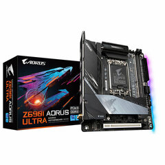 Pagrindinė plokštė Gigabyte Z690I AORUS ULTRA kaina ir informacija | Pagrindinės plokštės | pigu.lt