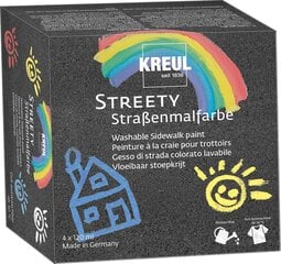 Набор наружных красок, Kreul Streety Sidewalk paint starter set цена и информация | Принадлежности для рисования, лепки | pigu.lt