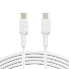 Belkin CAB003bt2MWH, USB-C, 2 м цена и информация | Кабели и провода | pigu.lt