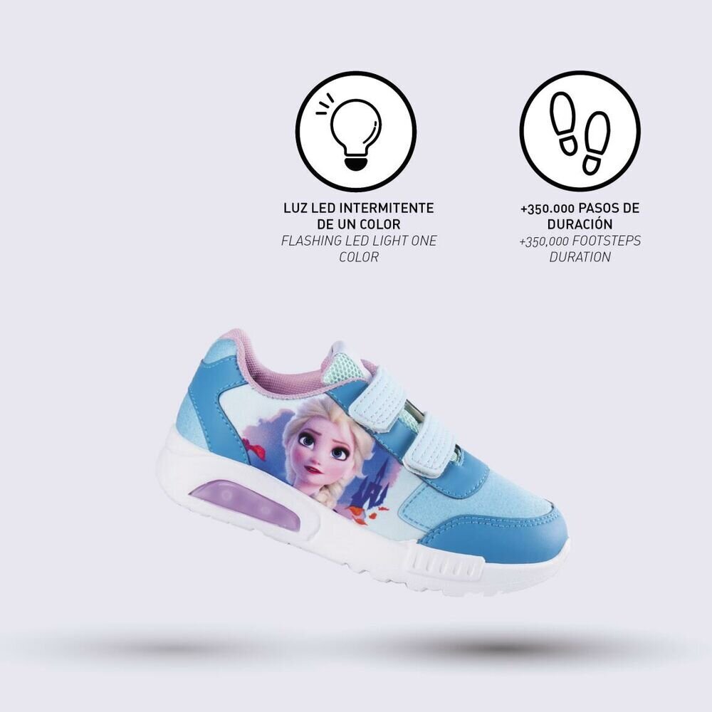 Sportbačiai su LED Frozen kaina ir informacija | Sportiniai batai vaikams | pigu.lt