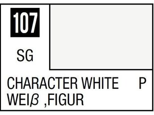 Краска Mr.Hobby - Mr.Color C-107 Character White, 10ml цена и информация | Принадлежности для рисования, лепки | pigu.lt