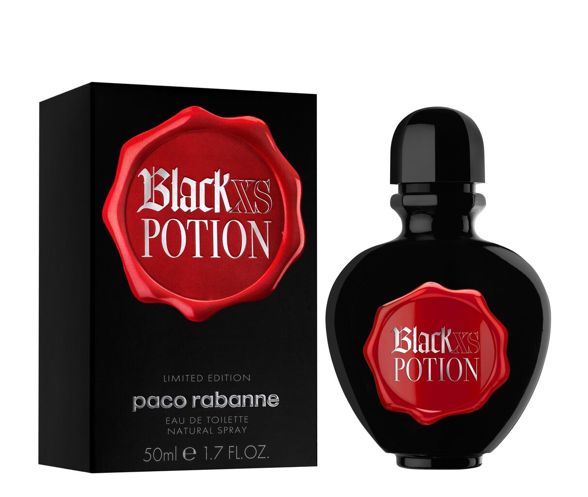 Tualetinis vanduo Paco Rabanne Black XS Potion For Her EDT moterims 50 ml kaina ir informacija | Kvepalai moterims | pigu.lt