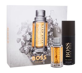 Набор для мужчин Hugo Boss The Scent для мужчин: туалетная вода EDT 50 мл + дезодорант 150 мл цена и информация | Мужские духи | pigu.lt