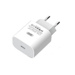 Įkroviklis buitinis XO L40 PD 18W USB-C, baltas kaina ir informacija | Krovikliai telefonams | pigu.lt