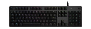 Laidinė Logitech G512 klaviatūra, juoda цена и информация | Клавиатуры | pigu.lt